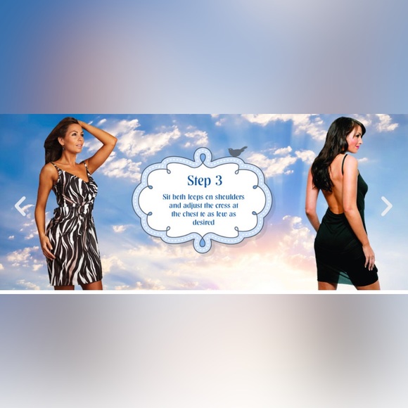 Saress Beach Cover-up in white & black floral - Picture 5 of 7